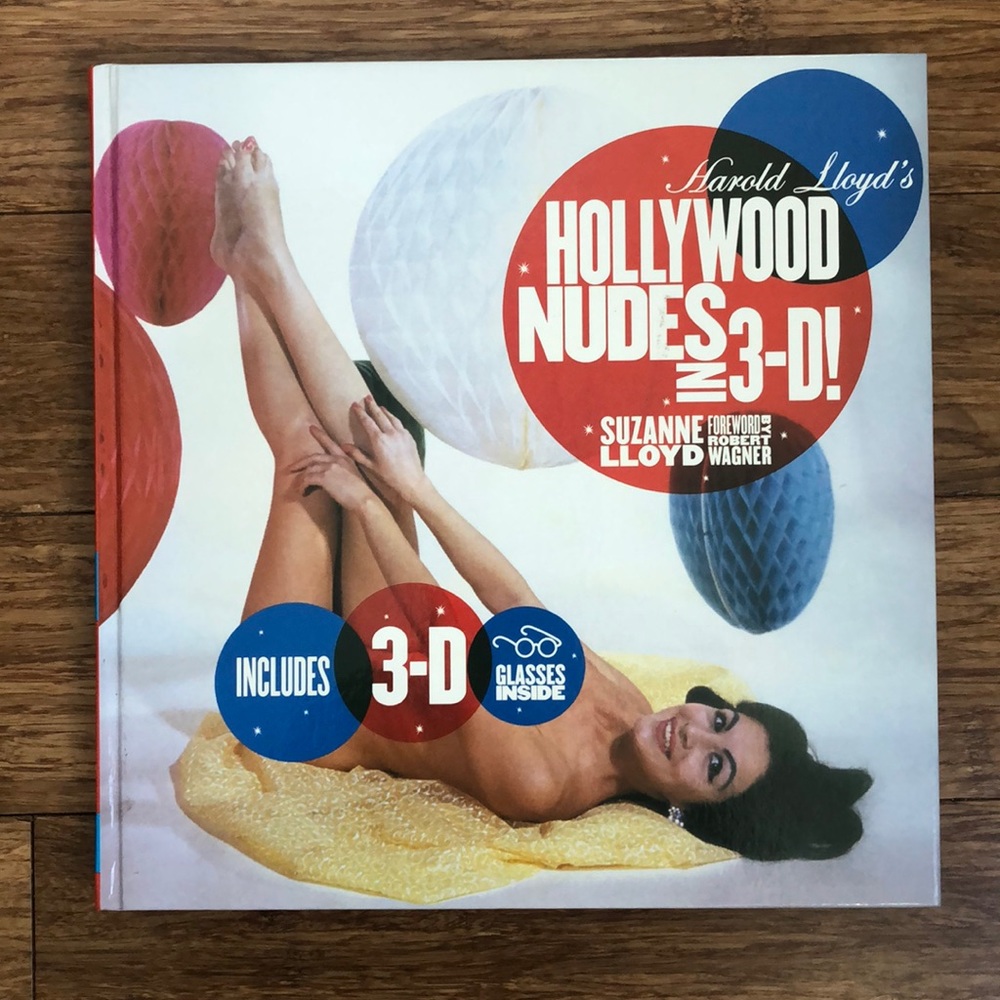 HOLLYWOOD NUDES IN 3-D BOOK, HARDBACK